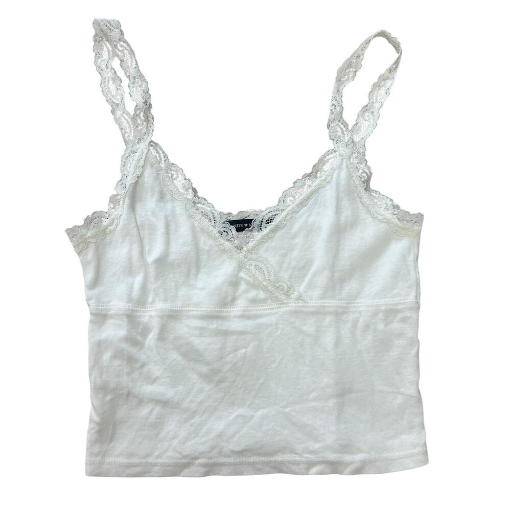 Brandy Melville Women's White Vest